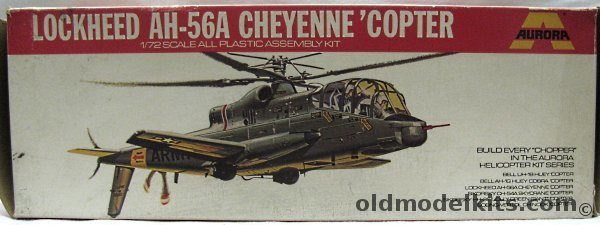 Aurora 1/72 Lockheed AH-56A Cheyenne 'Copter, 502 plastic model kit